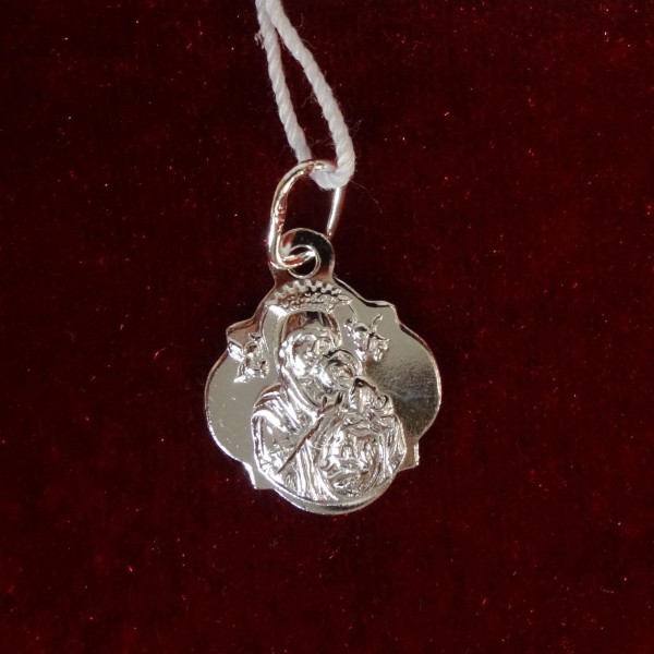 Sudraba medaljons Nemitīgās palīdzības Dievmāte 1.0 gr