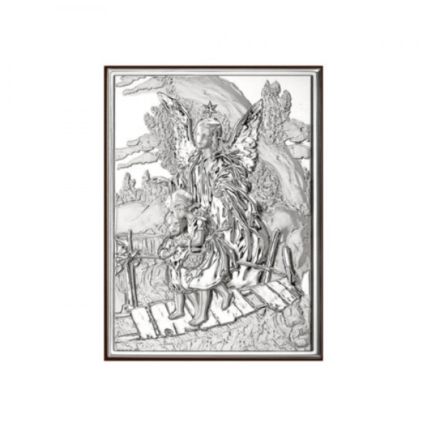 Sudraba svētbilde "Sargeņģelis" (5×7 cm)